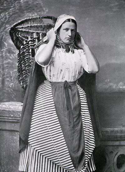 A Newhaven Fishwife, late 19th century by Alexander Adam Inglis
